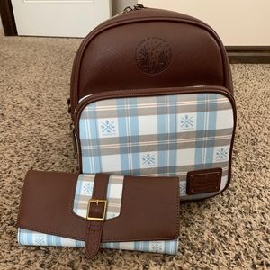 Harry Potter Loungefly mini backpack and wallet